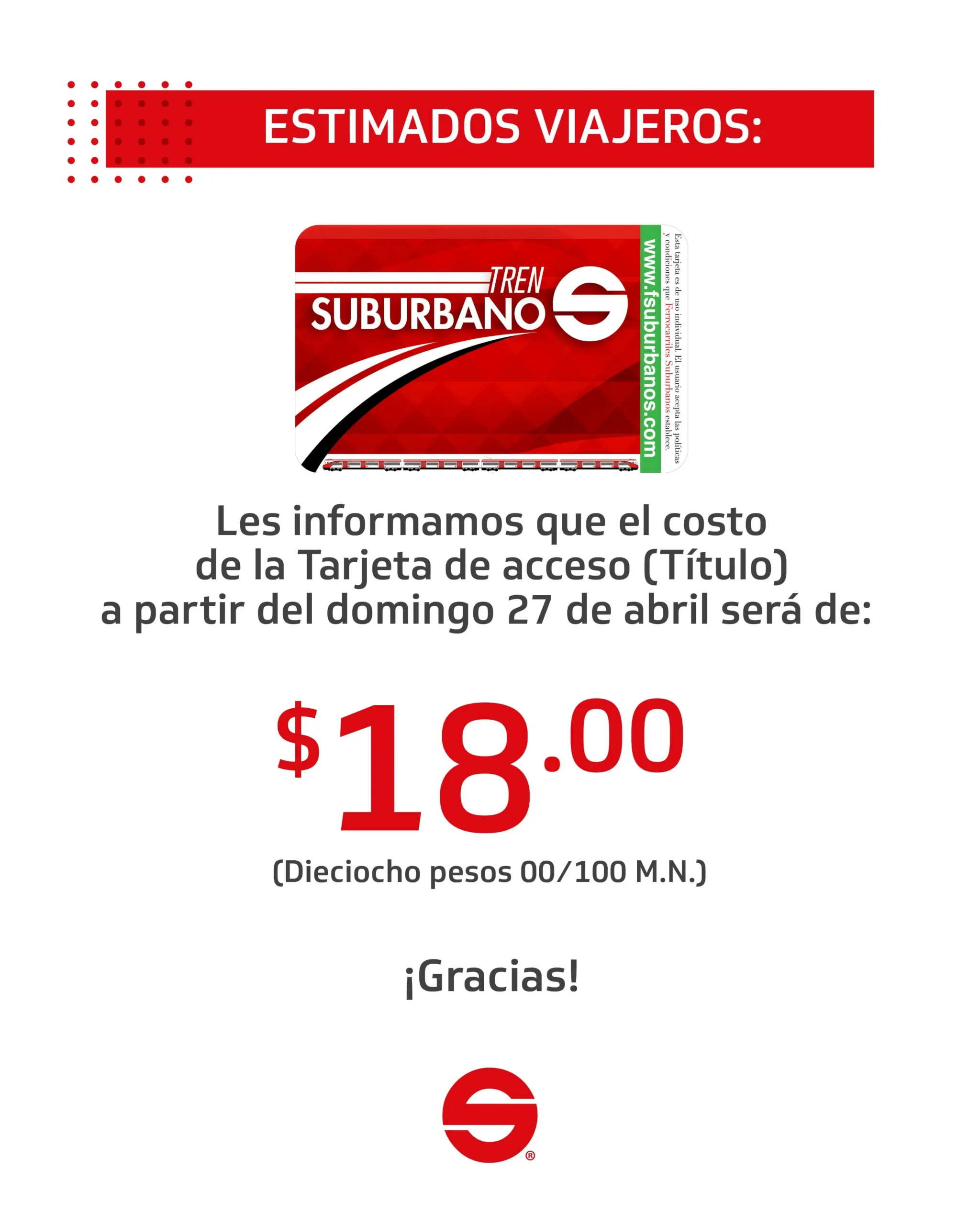 Recarga tarjeta suburbano